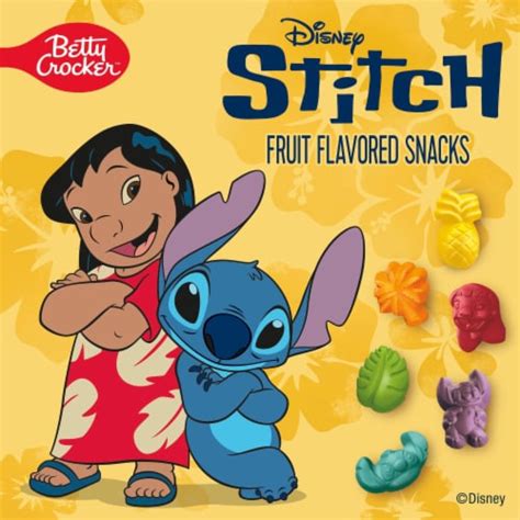 Betty Crocker Disney Stitch Fruit Flavored Snacks 10 Ct 0 8 Oz Fry