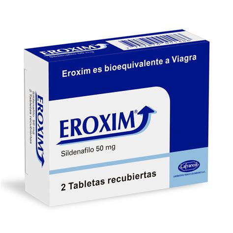 Eroxim 50 Mg 2 Tabletas Farmaprime