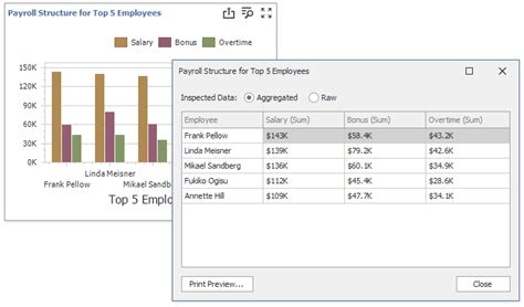 Manage Data Inspector In The WinForms Designer Business Intelligence