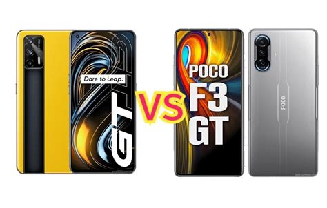 Realme GT 5G vs Xiaomi Poco F3 GT: Specs Comparison - Tech Arena24