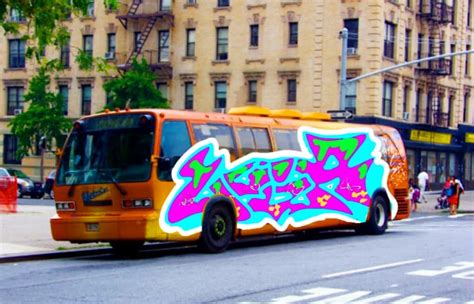 ArtStation - MTA BUS GRAFFITI NYC