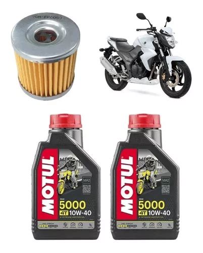 Kit Troca De Óleo Dafra Next 250 Ffc053 Motul 5000 10w40