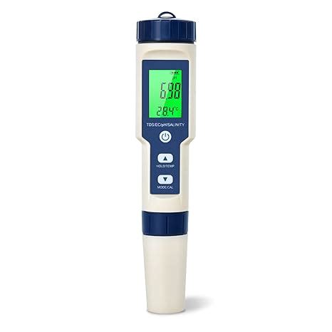 Misuratore Ph In Con Tds Ec Salinit Temperatura Tester