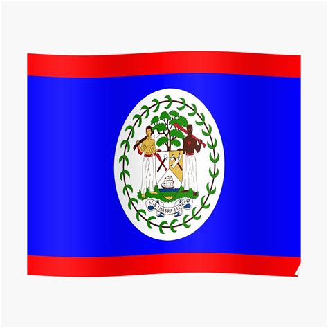 Póster «Bandera de Belice» de PRODUCTPICS | Redbubble