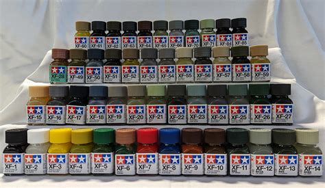 Full Set Of Tamiya 50 XF Enamel Paints Canada S Largest Selection Of