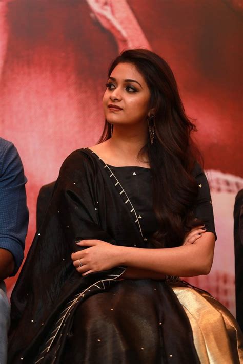 Actress Keerthy Suresh At Sandakozhi Movie Press Meet