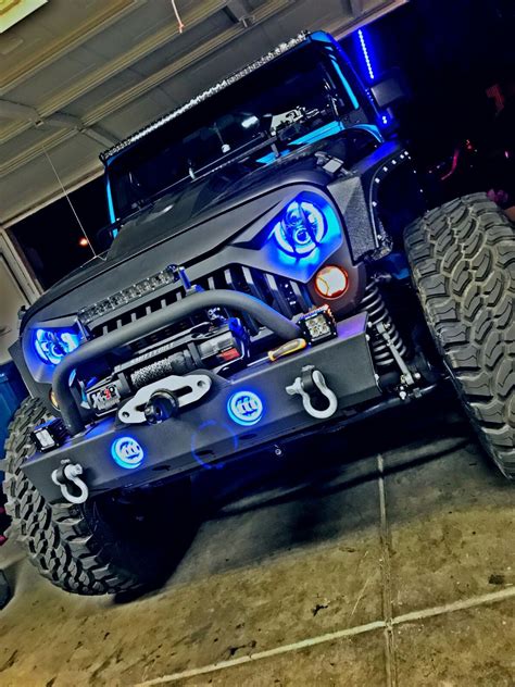 Jeep Wrangler Halo Lights