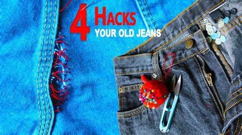 Sewing Hacks For Old Jeans Sewing Tips And Tricks For Beginners Youtube