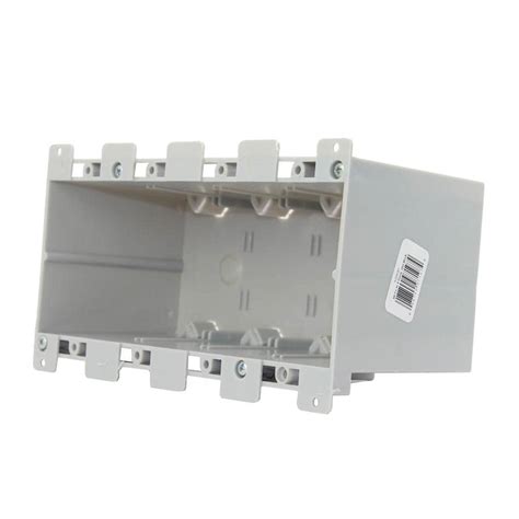 Cantex Old Work 4 Gang 68 Cu In Electrical Outlet Box And Switch Box With Ez Mount Clamps And