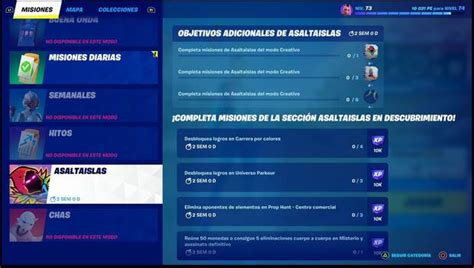 Fornite Battle Royale Misiones De Asaltaislas Solución Y Recompensas
