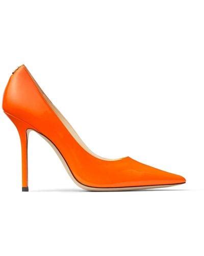 Orange Jimmy Choo Heels For Women Lyst