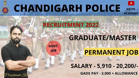 Chandigarh Police Recruitment Chandigarh Police Asi Recruitment