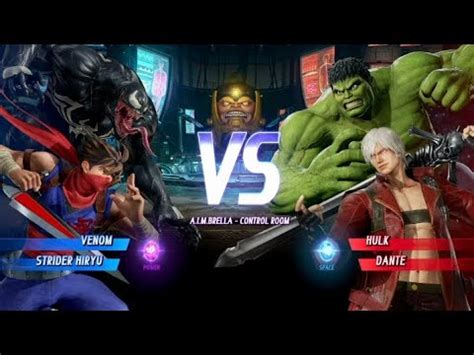 Venom Strider Hiryu Vs Hulk Dante YouTube