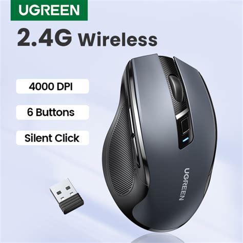 Ugreen Wireless Mouse Silent Buttons G With Usb Mini Receiver