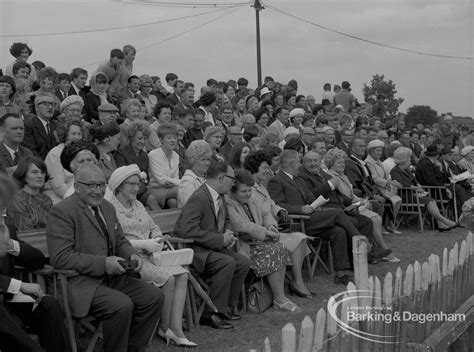 Dagenham Town Show 1967 Showing A Section Of The Seated Audience And