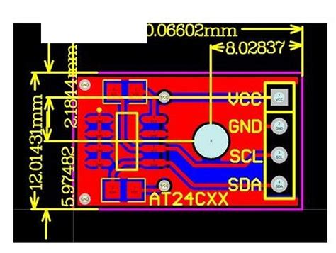 10pcs AT24C02 Module I2C Interface IIC EEPROM Storage Module