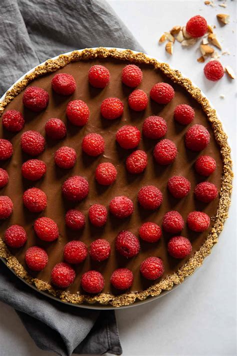 Chocolate Raspberry Tart Green Healthy Cooking