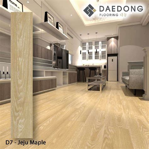 Jual Lantai Vinyl Motif Kayu Tebal Mm Vinyl Flooring Daedong Korea