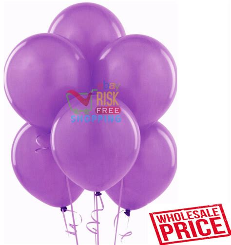 100 LARGE PLAIN 10 BALLOONS BALLONS Helium BALLOONS Quality Bday