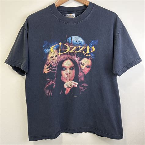 Vintage Ozzy Osbourne Ozzfest 2002 Concert Tour Graphic T Shirt Size