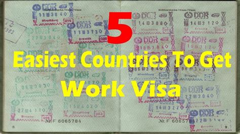 Top 5 Easiest Countries To Get A Work Visa Europe Visa Details