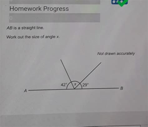 Solved Homework Progress Ab Is A Straight Line Work Out The Size Of