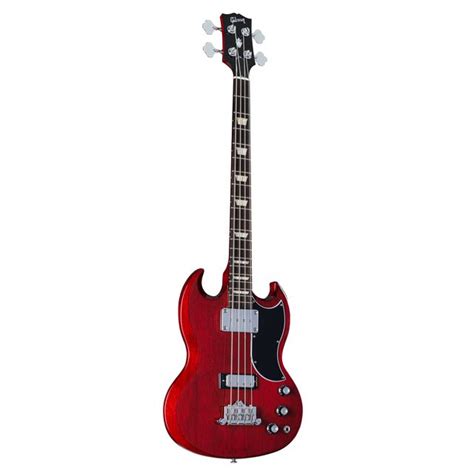 Купить Gibson Sg Standard Bass Cherry цена 264348 ₽ и 4 струнные Gibson с доставкой по России в