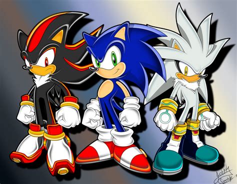 Sonic Rivals | Sonic and shadow, Sonic, Silver the hedgehog