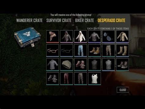 Opening The New Desperado Biker Crates Pubg Youtube