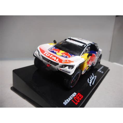 PEUGEOT 3008 DKR MAXI RALLY DAKAR 2018 LOEB 1 43 ALTAYA IXO BCN STOCK