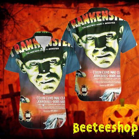 Movie Frankenstein Halloween Beeteeshop Hawaii Shirt Beeteeshop