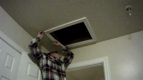 How To Install An Attic Access Door For Insulation YouTube