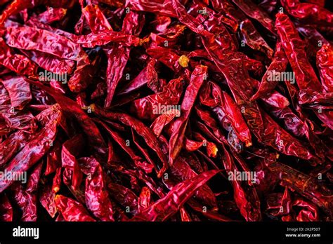 Red Spicy Chili Peppers Stock Photo Alamy