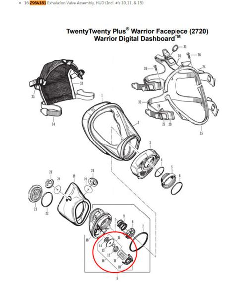 Honeywell Twenty Two Plus Series 252022 Medium Silicone Full Face Mask