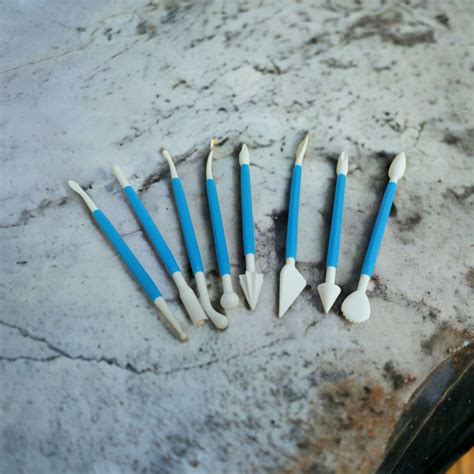 Набор стеков и инструментов для лепки и моделирования из полимерной ...