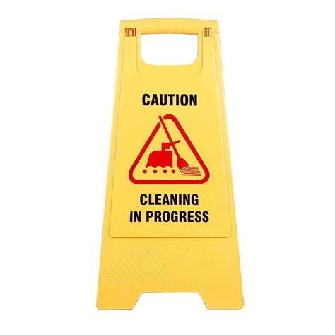 Buy Mitrin Cleaning Progress Sign Board Cleaning Caution Sign Board