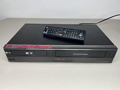 Lg Rc T Super Multi Dvd Vcr Combo Player Recorder W Remote Read