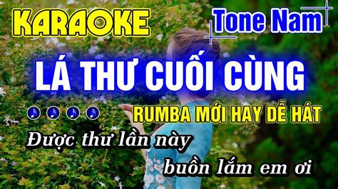 L Th Cu I C Ng Karaoke Tone Nam Nh C S Ng Rumba M I Hay D H T Minh