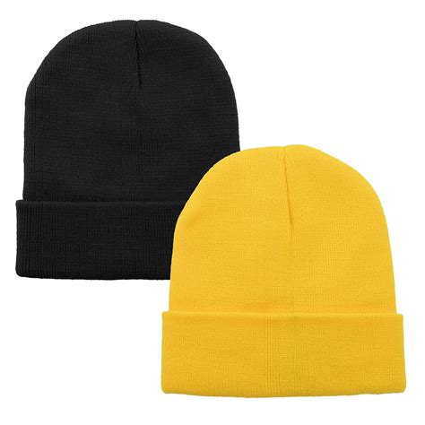 American Trends Winter Hats For Men Women Slouchy Cuffed Beanies Soft