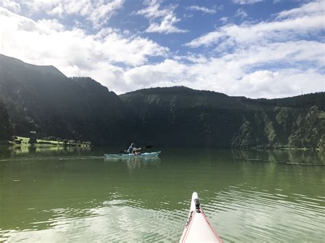 Kayaking Around the Green & Blue Lakes of Sete Cidades in the Azores ...