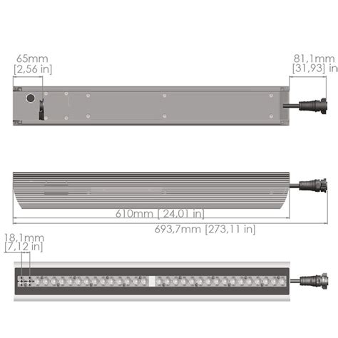 Rampe Wallwasher I 1 Linear RGBW 2 Ft POI Aluminium LEDBOX Company