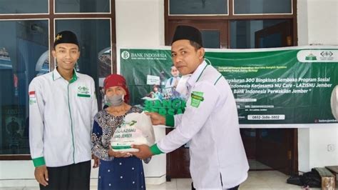 Sinergi Dengan Bi Lazisnu Jember Salurkan Paket Sembako