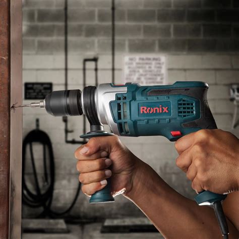 Corded Impact Drill W Keyless Chuck Mm Ronix Tools