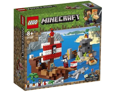 21152 LEGO Minecraft Avontuur Op Het Piratenschip Bouwstenenshop