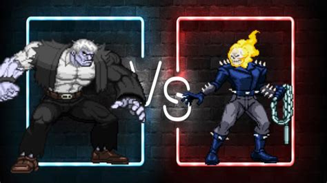 Solomon Grundy Vs Ghost Rider Mugen Underground Youtube