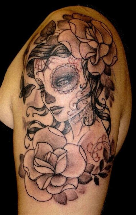 Left Calf Idea Would Have Some Color In It Though Skull Candy Tattoo