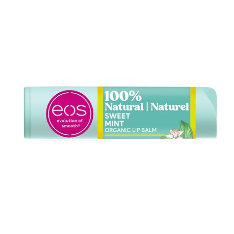 Eos 100 Natural And Organic Lip Balm Stick Sweet Mint 014 Oz1pk