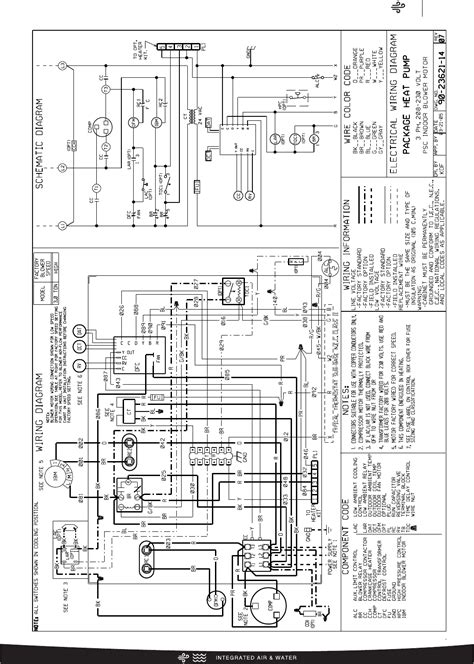 Rheem Classic Series Package Heat Pump Specification Sheet