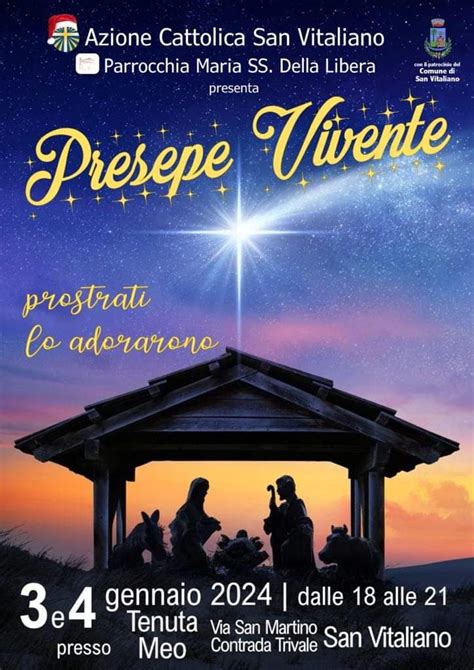 A San Vitaliano Il 3 E 4 Gennaio Torna Il Presepe Vivente Alla Tenuta