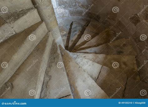 Winding Stairs In Old Castle Stock Photo Image Of Historic